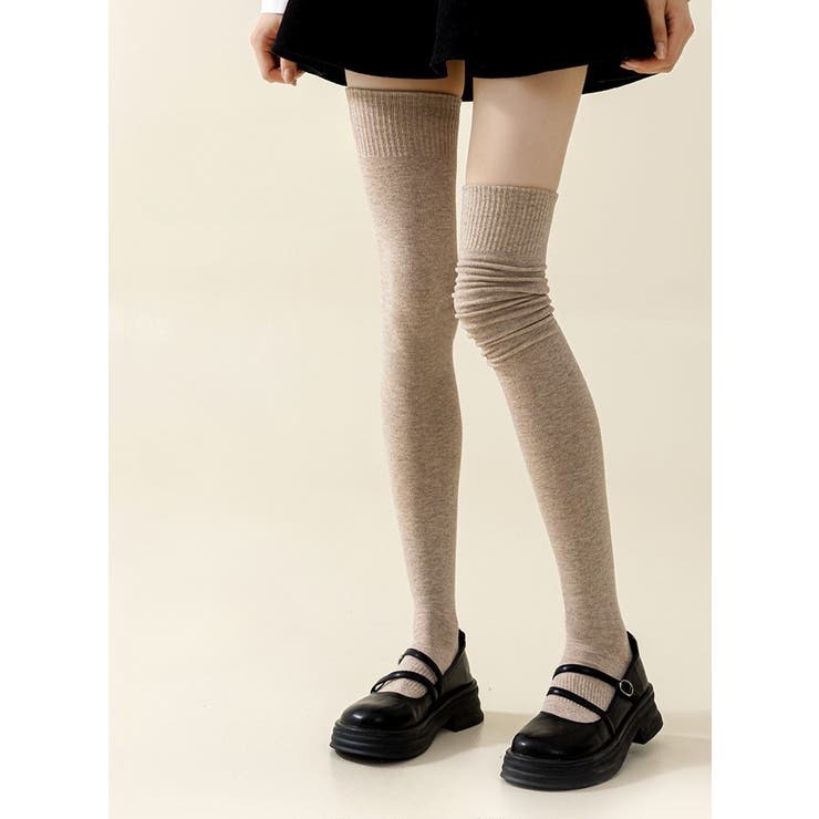 オーバーニーソックス ニーハイソックス レディース | PlusNao | 詳細画像3 