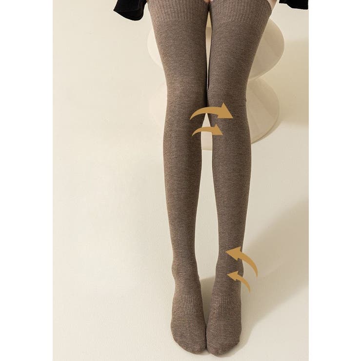 オーバーニーソックス ニーハイソックス レディース | PlusNao | 詳細画像8 