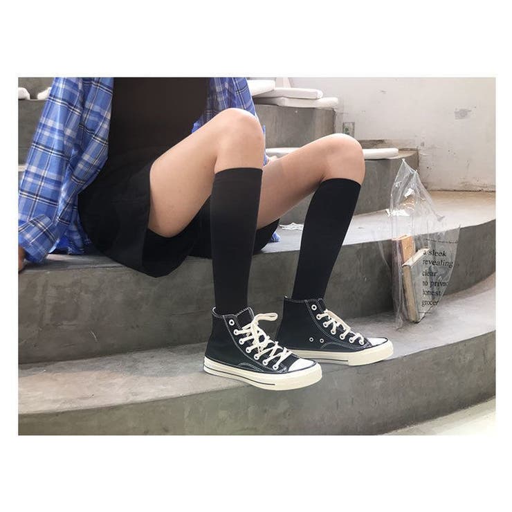 ハイソックス ニーハイソックス クルーソックス | PlusNao | 詳細画像6 