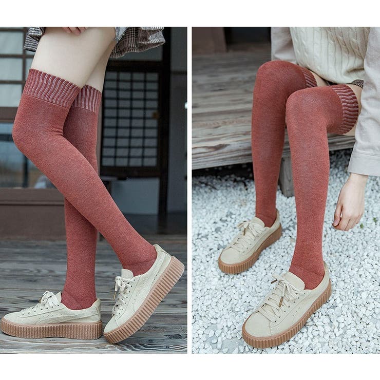 オーバーニーソックス 靴下 ニーハイ | PlusNao | 詳細画像4 