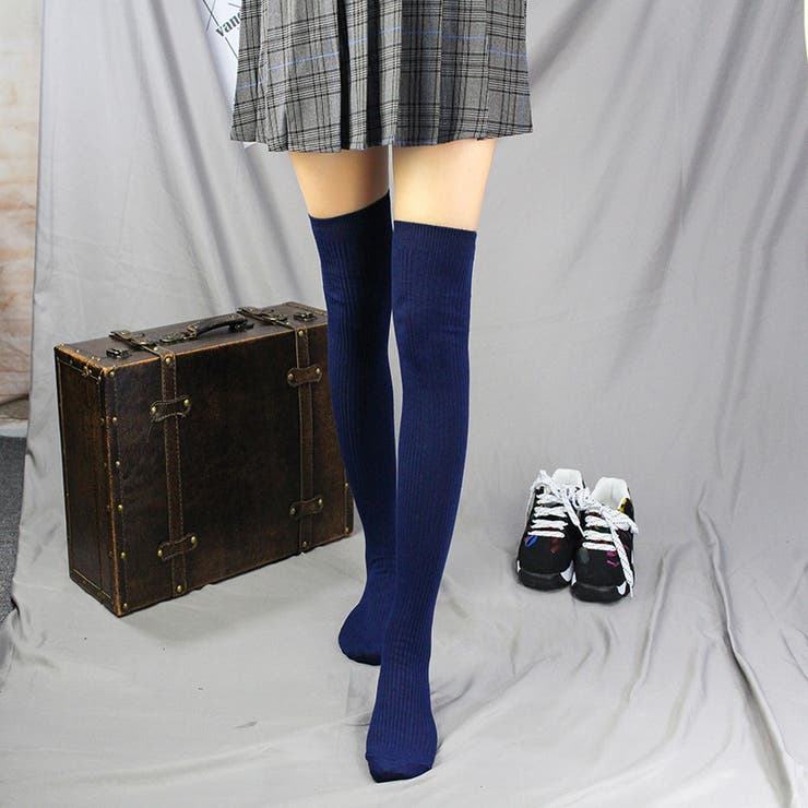 ニーハイソックス オーバーニーソックス 靴下 | PlusNao | 詳細画像6 