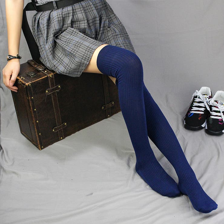 ニーハイソックス オーバーニーソックス 靴下 | PlusNao | 詳細画像7 