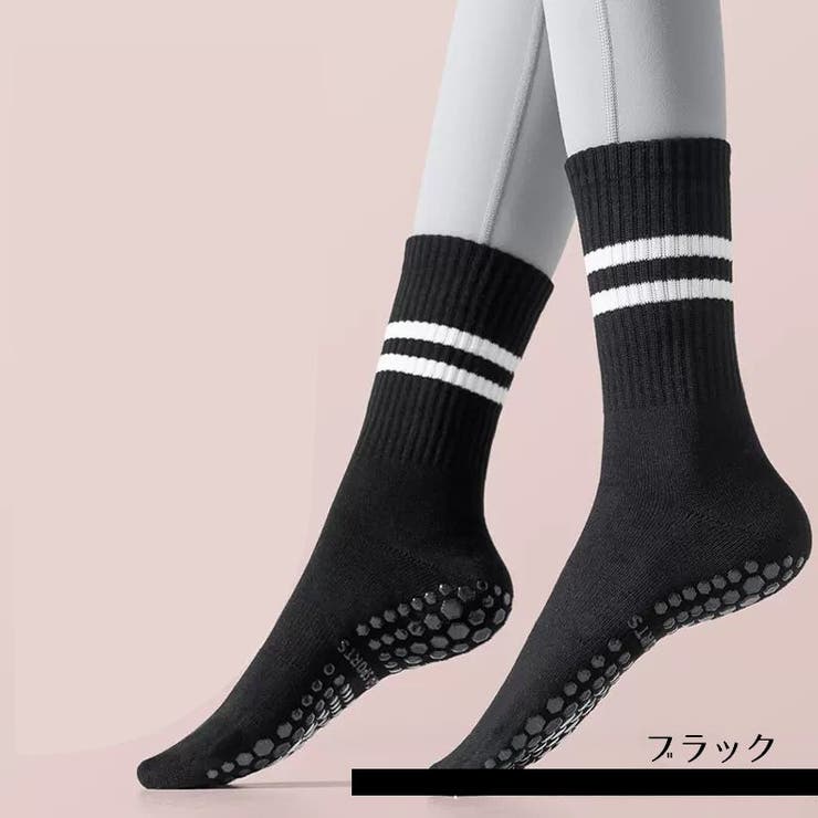 ヨガソックス 滑り止め付 クルーソックス | PlusNao | 詳細画像10 