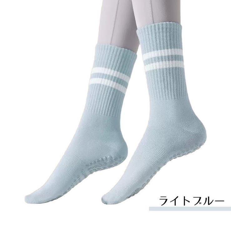 ヨガソックス 滑り止め付 クルーソックス | PlusNao | 詳細画像16 