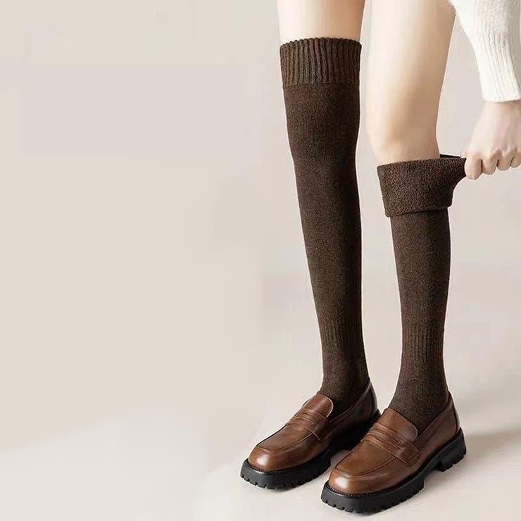 オーバーニー　5点 5本指ソックス オーバーニー ハイソックス 22-24cm レディース 30674