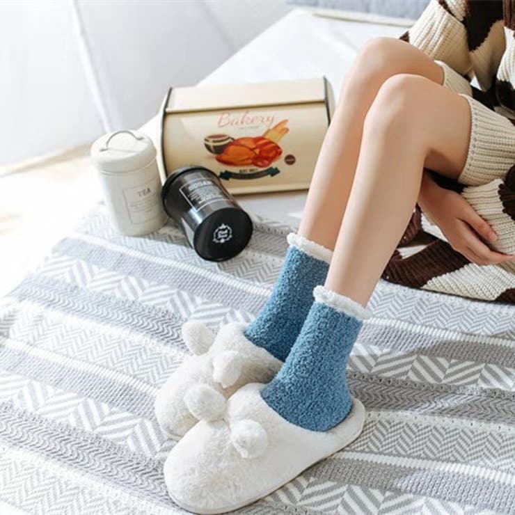 ルームソックス 靴下 クルーソックス | PlusNao | 詳細画像3