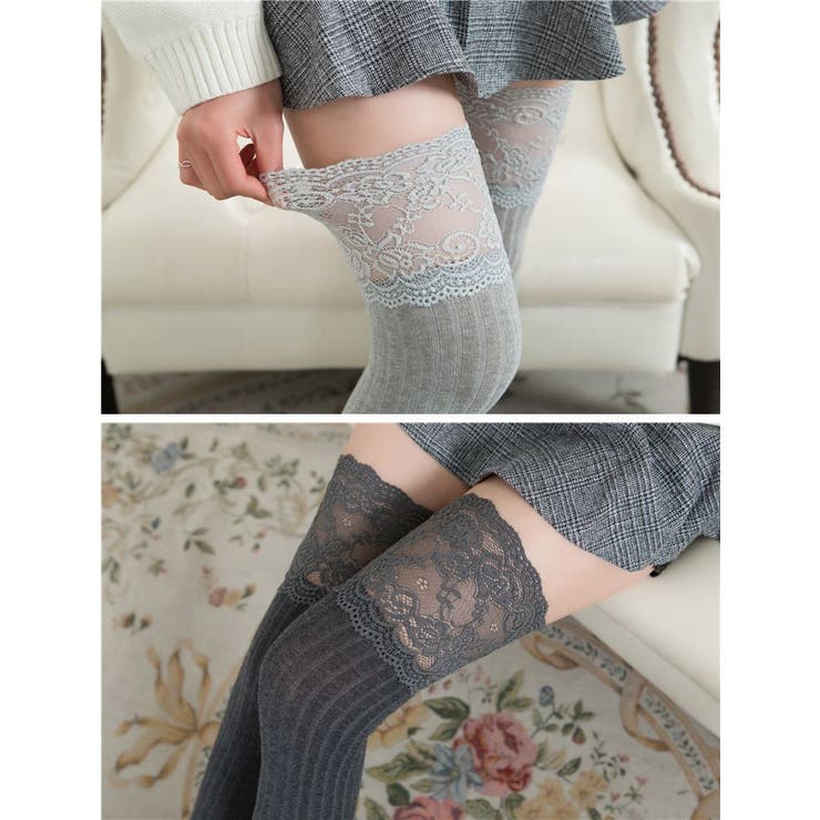 靴下 ニーハイソックス レディース | PlusNao | 詳細画像9 