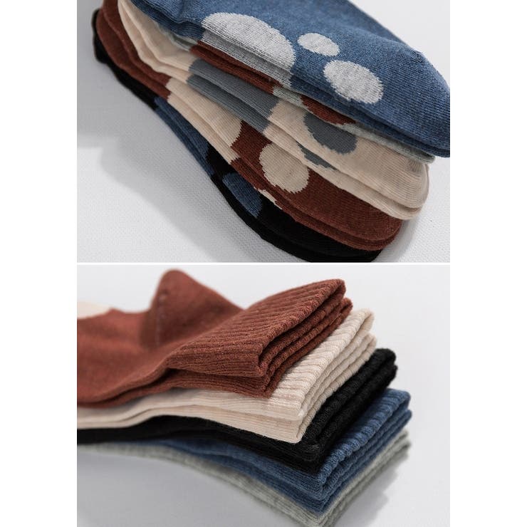 クルーソックス ショートソックス 5足セット | PlusNao | 詳細画像12 