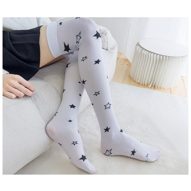 ニーハイソックス オーバーニーソックス レディース | PlusNao | 詳細画像2 