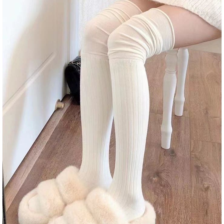 オーバーニーソックス ニーハイソックス レディース | PlusNao | 詳細画像3 