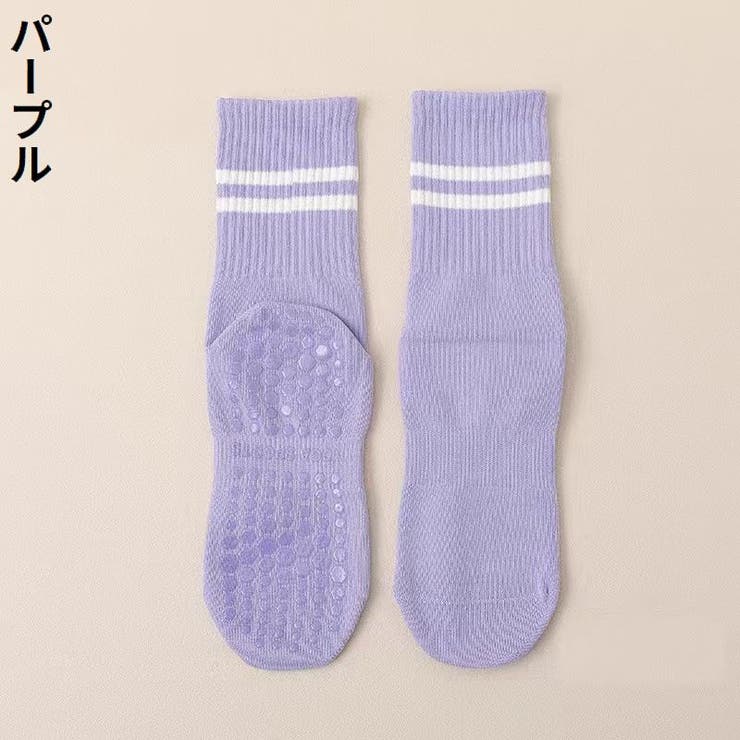ヨガソックス クルーソックス レディース | PlusNao | 詳細画像10 