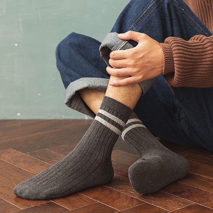 クルーソックス メンズ 男性 | PlusNao | 詳細画像2 