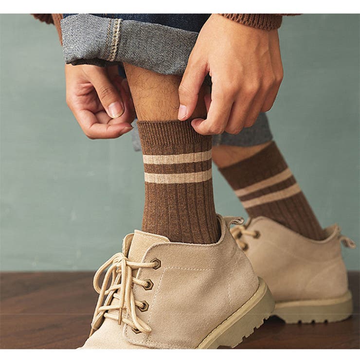 クルーソックス メンズ 男性 | PlusNao | 詳細画像4 