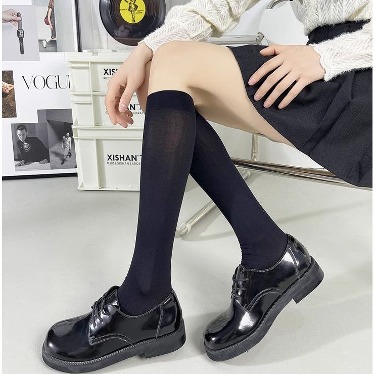 ハイソックス クルーソックス ニーハイソックス[品番：FQ000217010