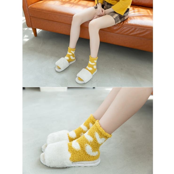 ルームソックス 靴下 もこもこ | PlusNao | 詳細画像4 