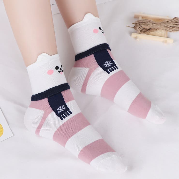 ショートソックス クルーソックス 靴下 | PlusNao | 詳細画像2 