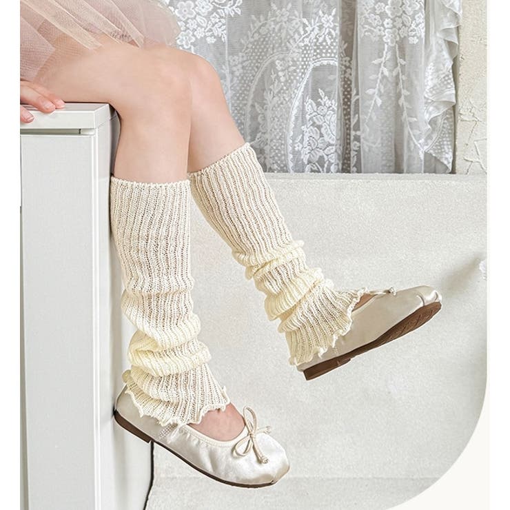 レッグウォーマー ルーズソックス風 子供用 | PlusNao | 詳細画像2 