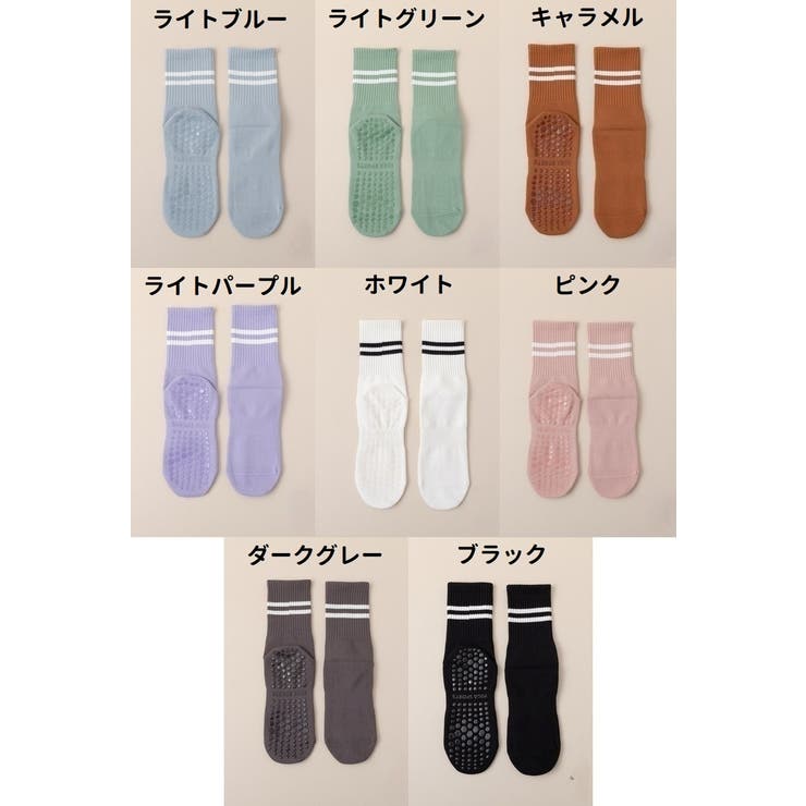 ヨガソックス クルーソックス レディース | PlusNao | 詳細画像19 