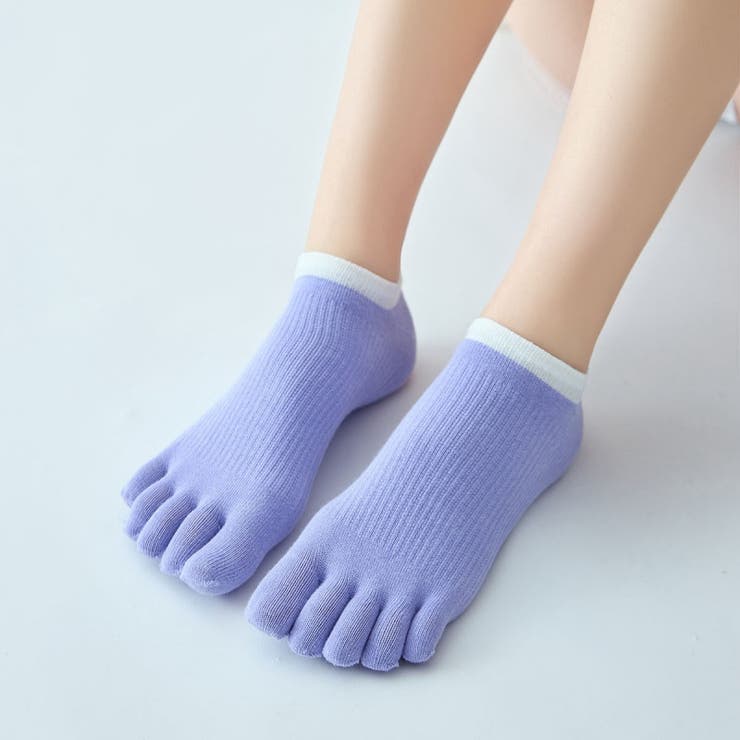 5本指靴下 アンクルソックス 浅履き | PlusNao | 詳細画像6 