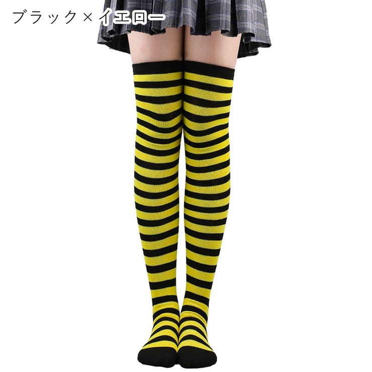ニーハイソックス オーバーニー レディース | PlusNao | 詳細画像4 