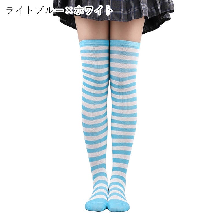 ニーハイソックス オーバーニー レディース | PlusNao | 詳細画像5 