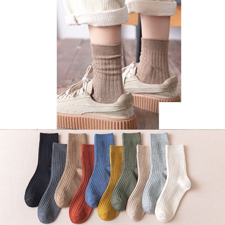 クルーソックス 靴下 10足セット | PlusNao | 詳細画像3 