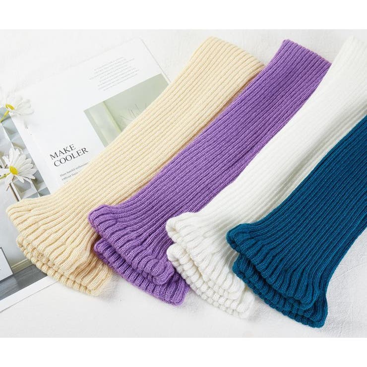 レッグウォーマー リブ ニット | PlusNao | 詳細画像12 