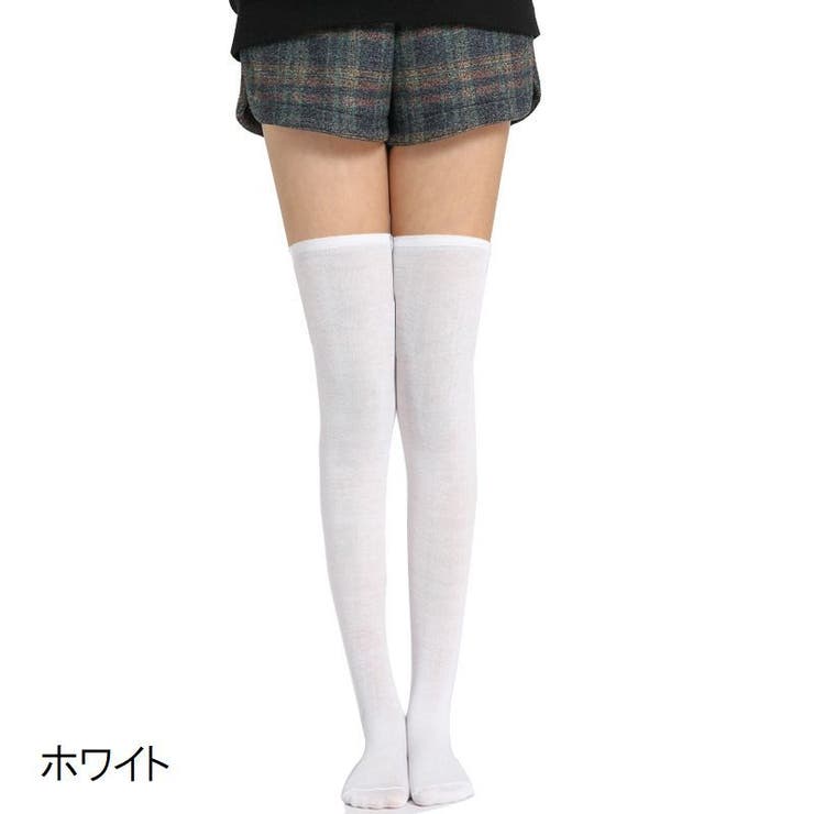 オーバーニーソックス ニーハイソックス レディース | PlusNao | 詳細画像12 