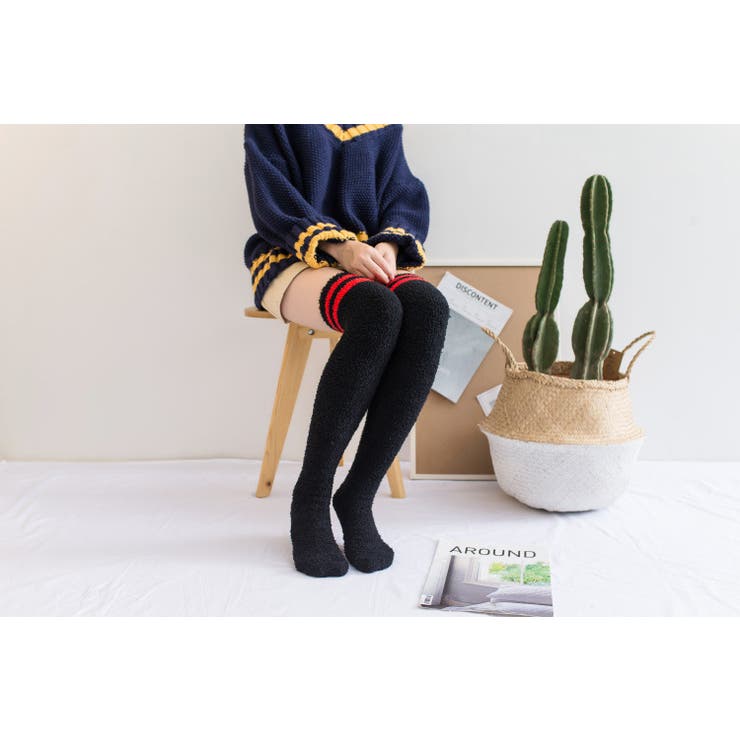 ルームソックス ニーハイ オーバーニー | PlusNao | 詳細画像8 