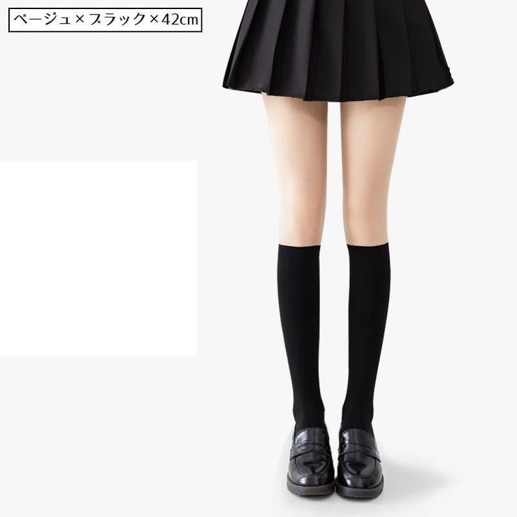 パンティストッキング ニーハイ風 ハイソックス風 | PlusNao | 詳細画像16 