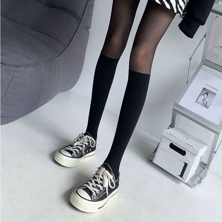 パンティストッキング ニーハイ風 ハイソックス風 | PlusNao | 詳細画像5 