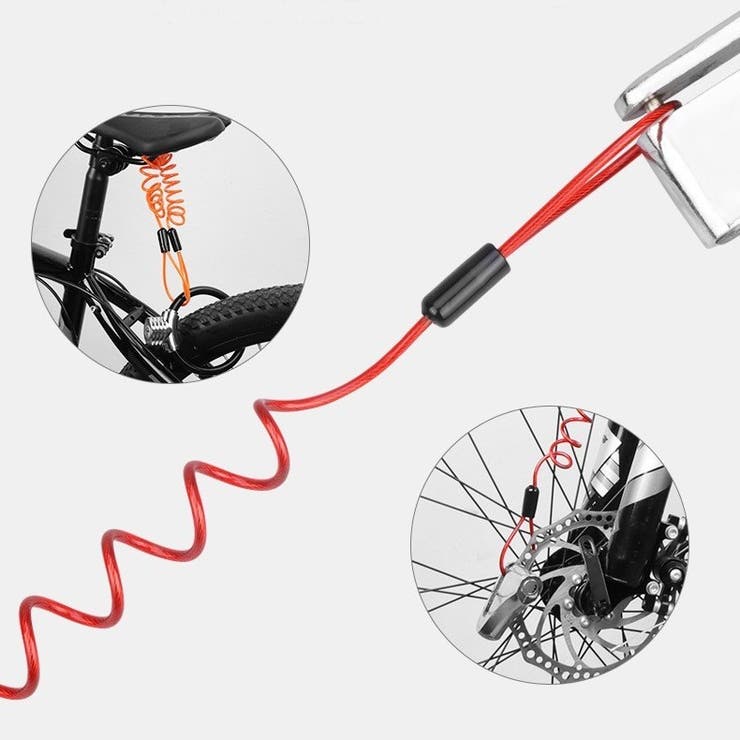 コイルワイヤー 鍵用 コイル式ワイヤーケーブル | PlusNao | 詳細画像4 