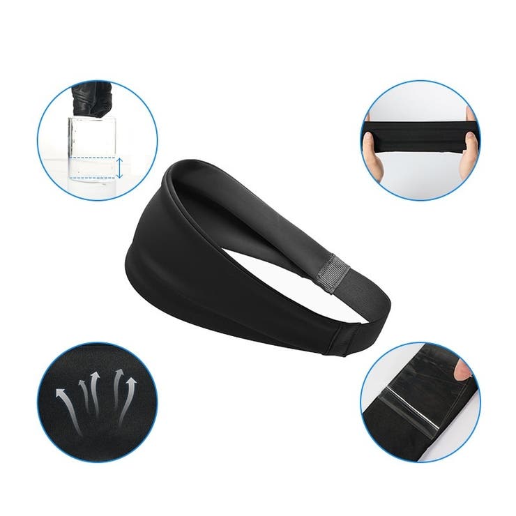 ヘッドバンド ヘアバンド 男女兼用 | PlusNao | 詳細画像5 