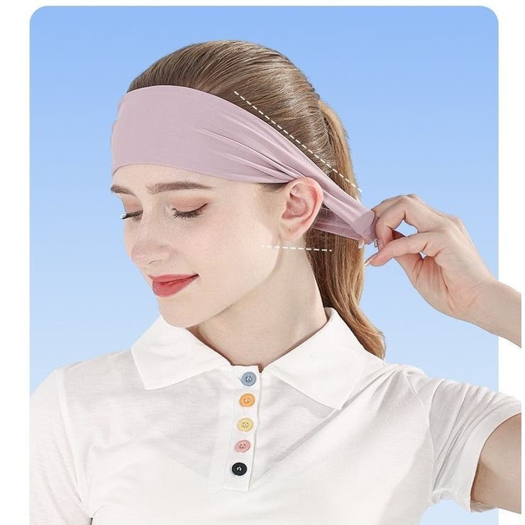 ヘアバンド ヘッドバンド スポーツ用 | PlusNao | 詳細画像3 