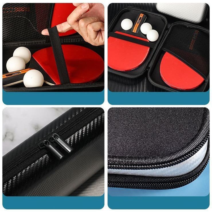 卓球ラケットケース テーブルテニスラケットカバー 2本収納 | PlusNao | 詳細画像5 