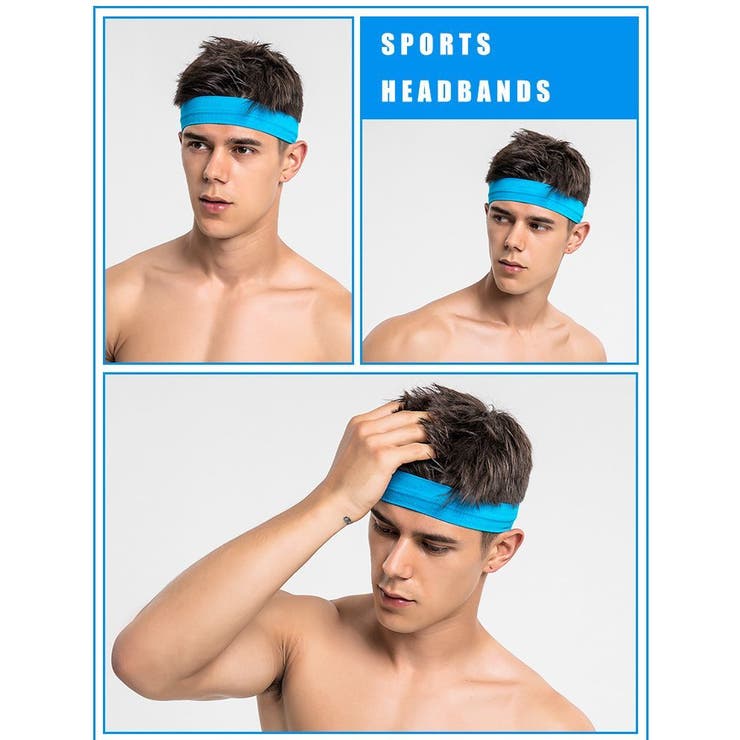 ヘッドバンド ヘアバンド メンズ | PlusNao | 詳細画像4 