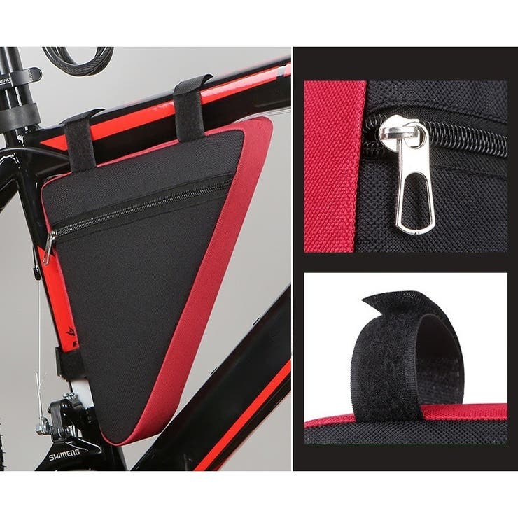 自転車用 フレームバッグ 三角バッグ | PlusNao | 詳細画像11 