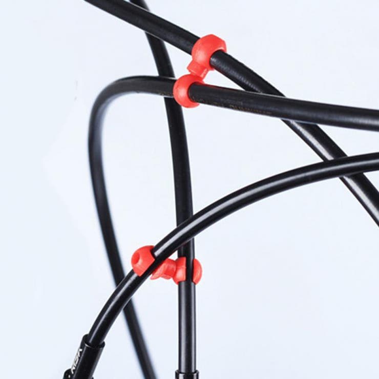 自転車用ケーブルクリップ 同色10個セット 自転車用品 | PlusNao | 詳細画像2 