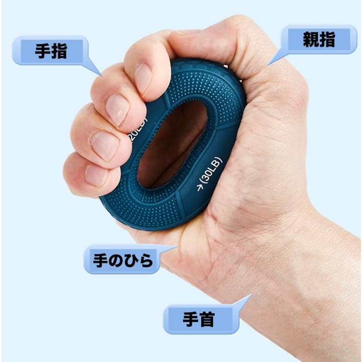 ハンドグリップ 握力トレーニング 筋トレグッズ | PlusNao | 詳細画像3 