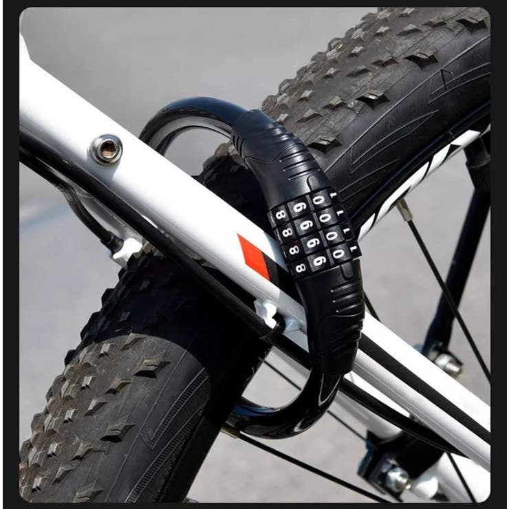 ワイヤーロック 自転車用品 ダイヤル式 | PlusNao | 詳細画像2 