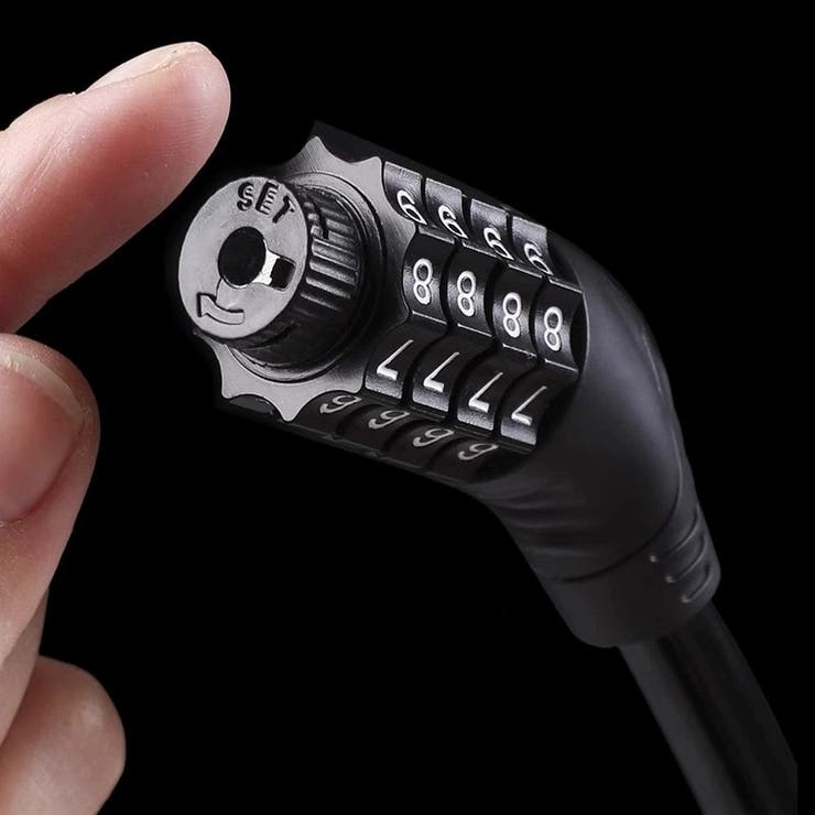 ワイヤーロック 自転車用品 ダイヤル式 | PlusNao | 詳細画像3 