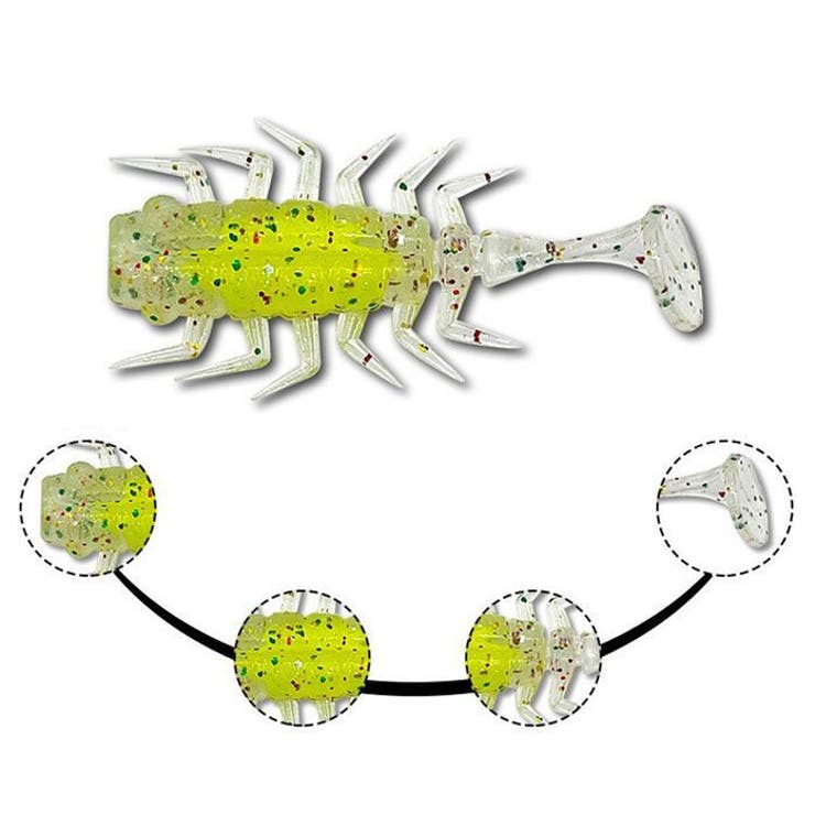 ソフトルアー 虫型ワーム 10個組 | PlusNao | 詳細画像6 