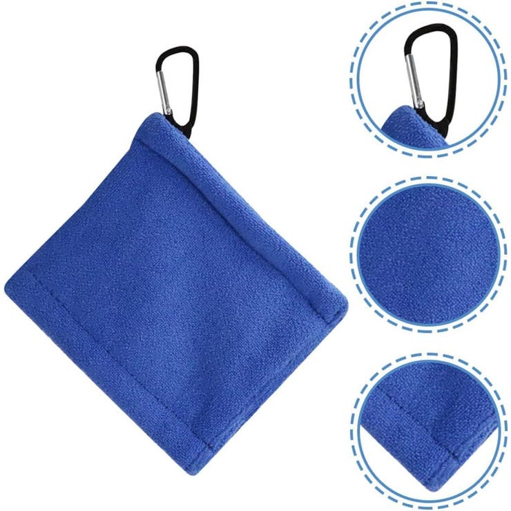 ゴルフタオル フック付き ボール拭き | PlusNao | 詳細画像7 