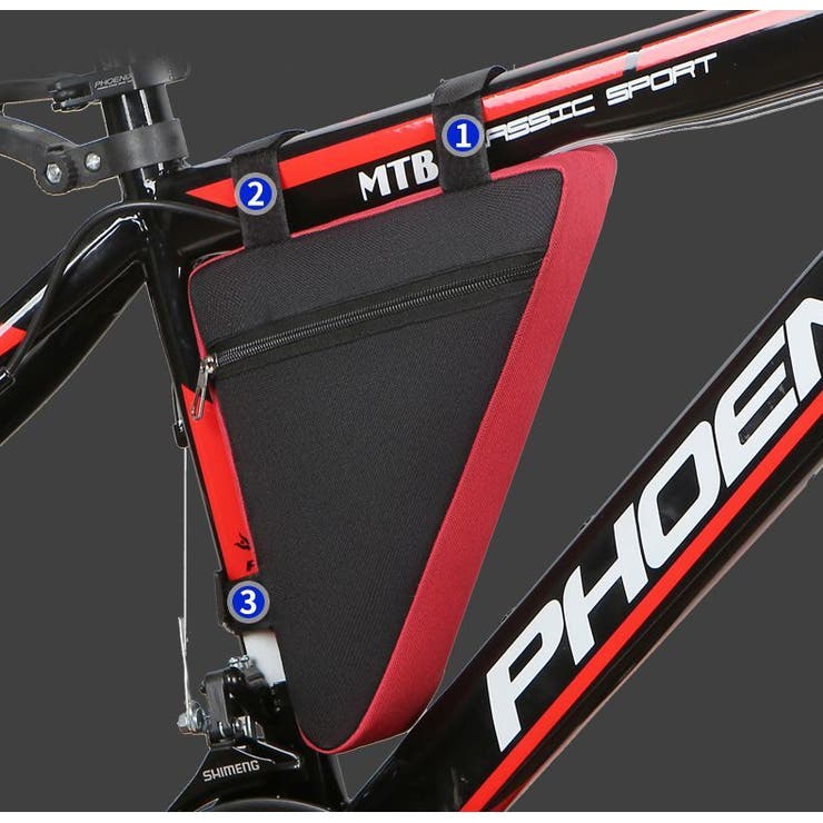 フレームバッグ 自転車バッグ 三角バッグ | PlusNao | 詳細画像5 