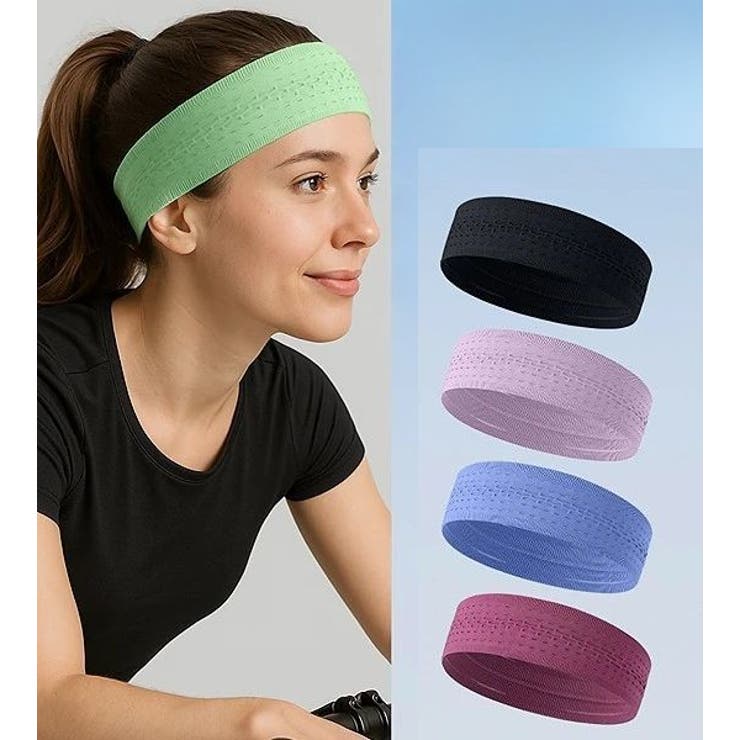 ヘッドバンド ヘアバンド スポーツ | PlusNao | 詳細画像3 