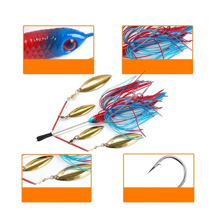 スピナーベイト ハードルアー フェイクベイト | PlusNao | 詳細画像11 