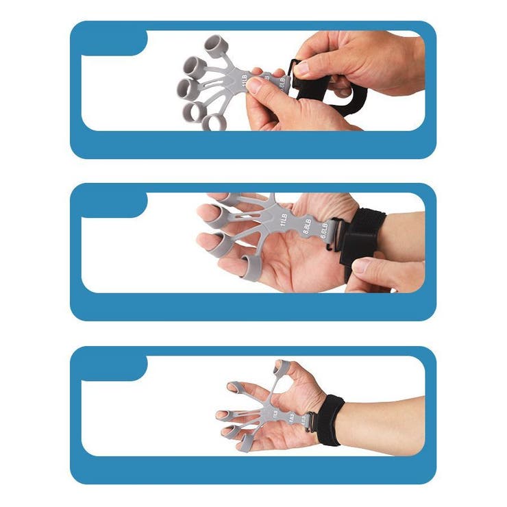 ハンドグリップ 指ストレッチャー シリコン | PlusNao | 詳細画像7 