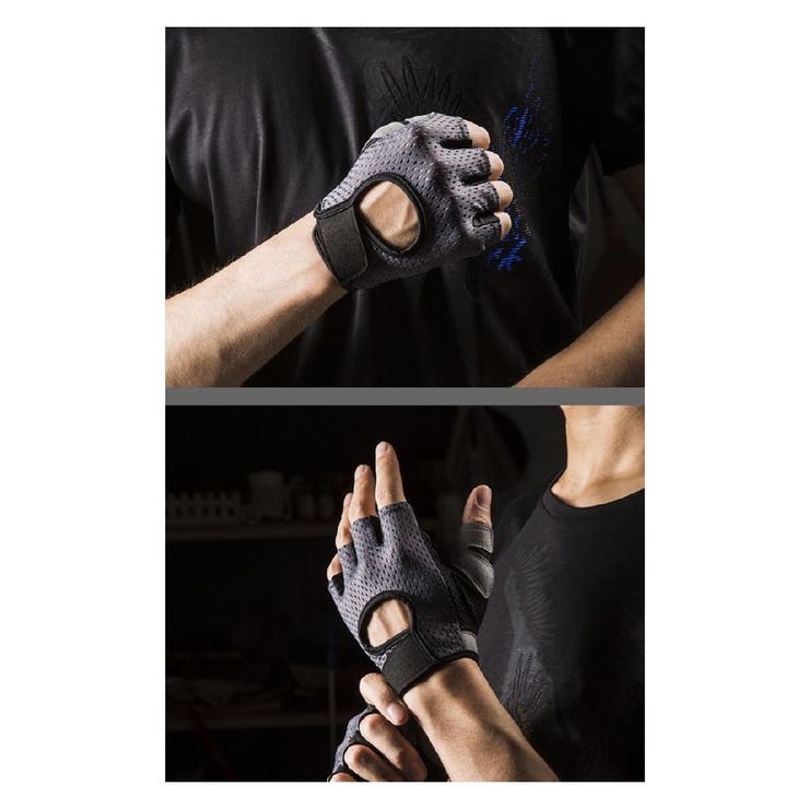 トレーニンググローブ ハーフフィンガーグローブ 指なし | PlusNao | 詳細画像6 