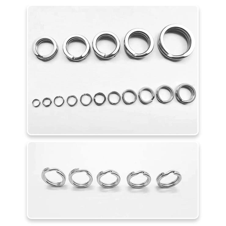 スプリットリング 1000個 10サイズ | PlusNao | 詳細画像3 