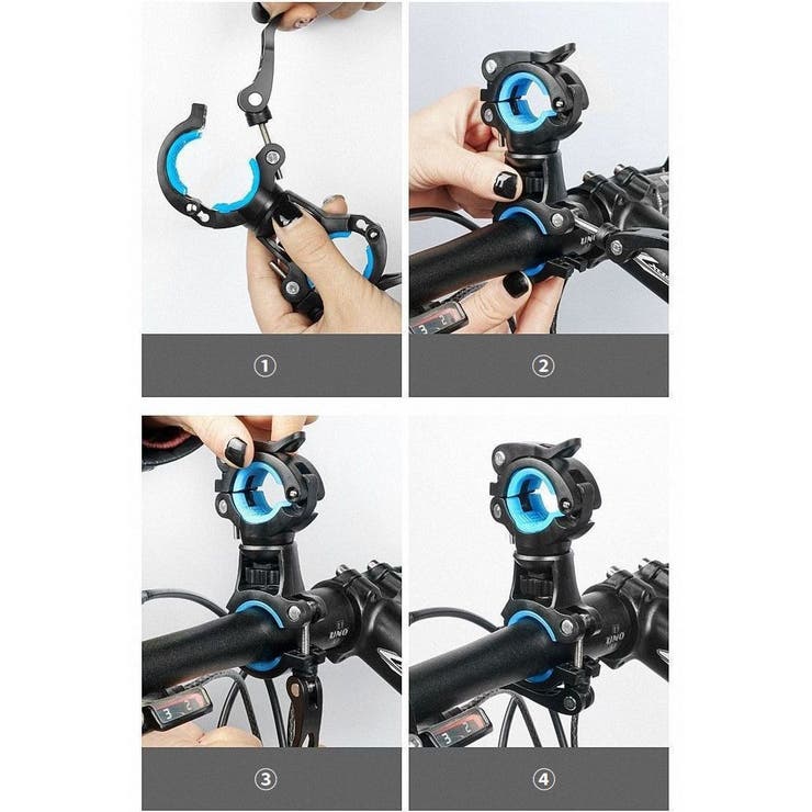 ライトホルダー 自転車用 懐中電灯ホルダー | PlusNao | 詳細画像11 